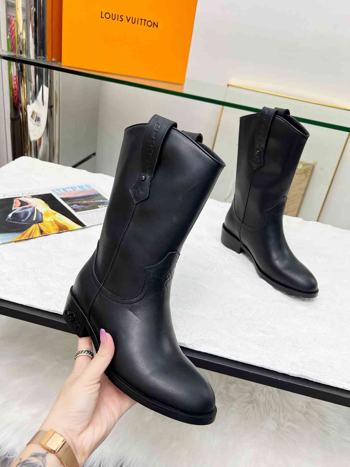 LV LV RIDER BOOTS BLACK 1AD7HT