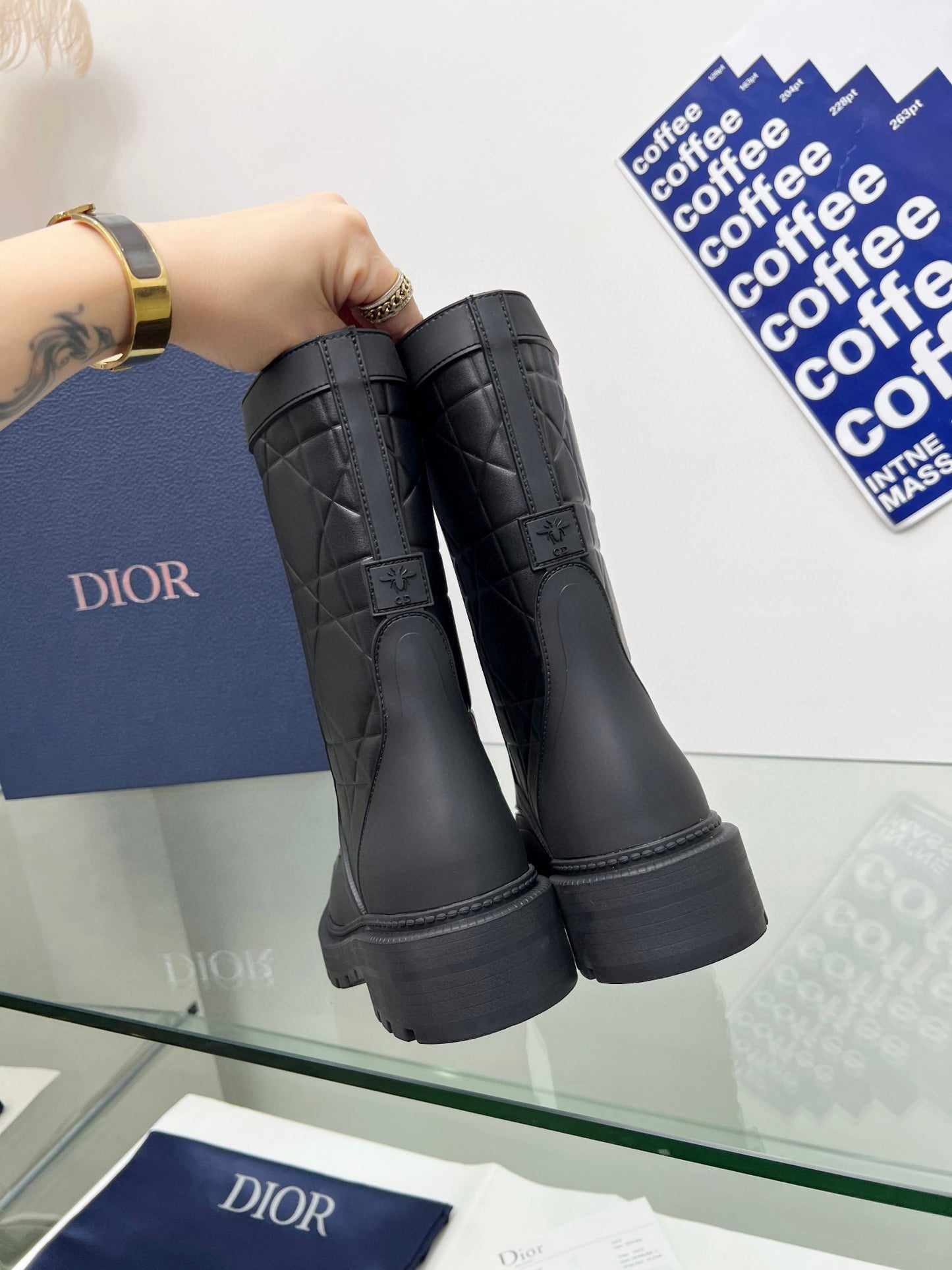 DIOR ANKLE BOOT BLACK