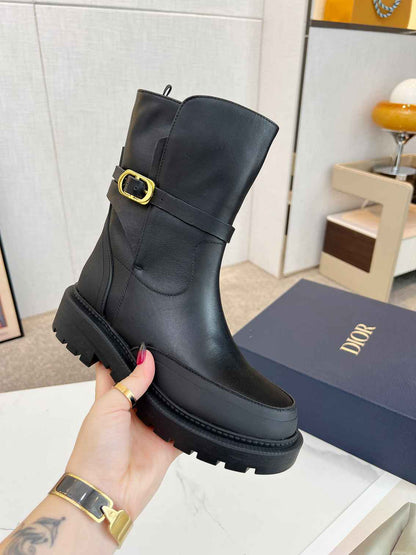 DIOR 30 MONTAIGNE ANKLE BOOT BLACK