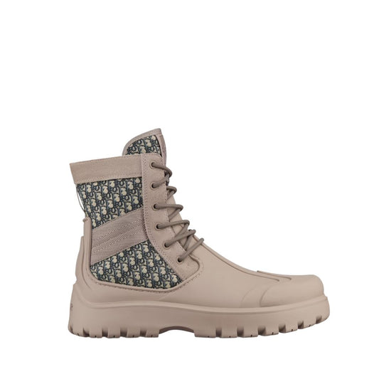 DIOR GARDEN LACE UP BOOT BEIGE 3BO315ZYH H164