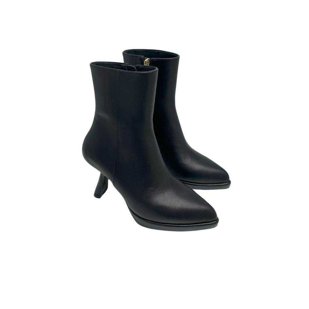 DIOR LEATHER ANKLE BOOTS BLACK