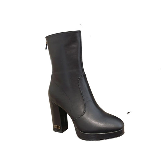 DIOR D RISE ANKLE BOOTS BLACK