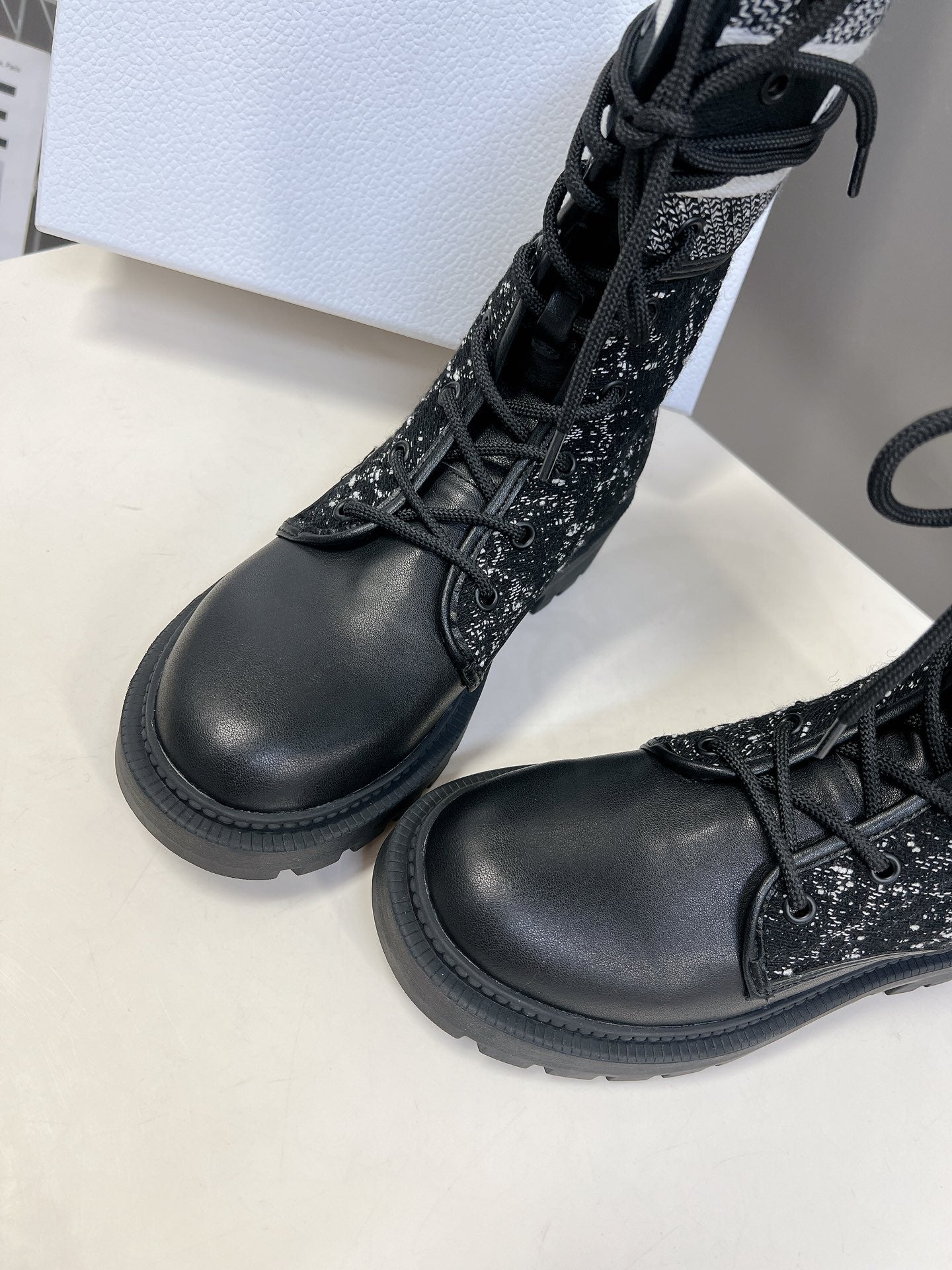 DIOR D MAJOR BOOTS BLACK