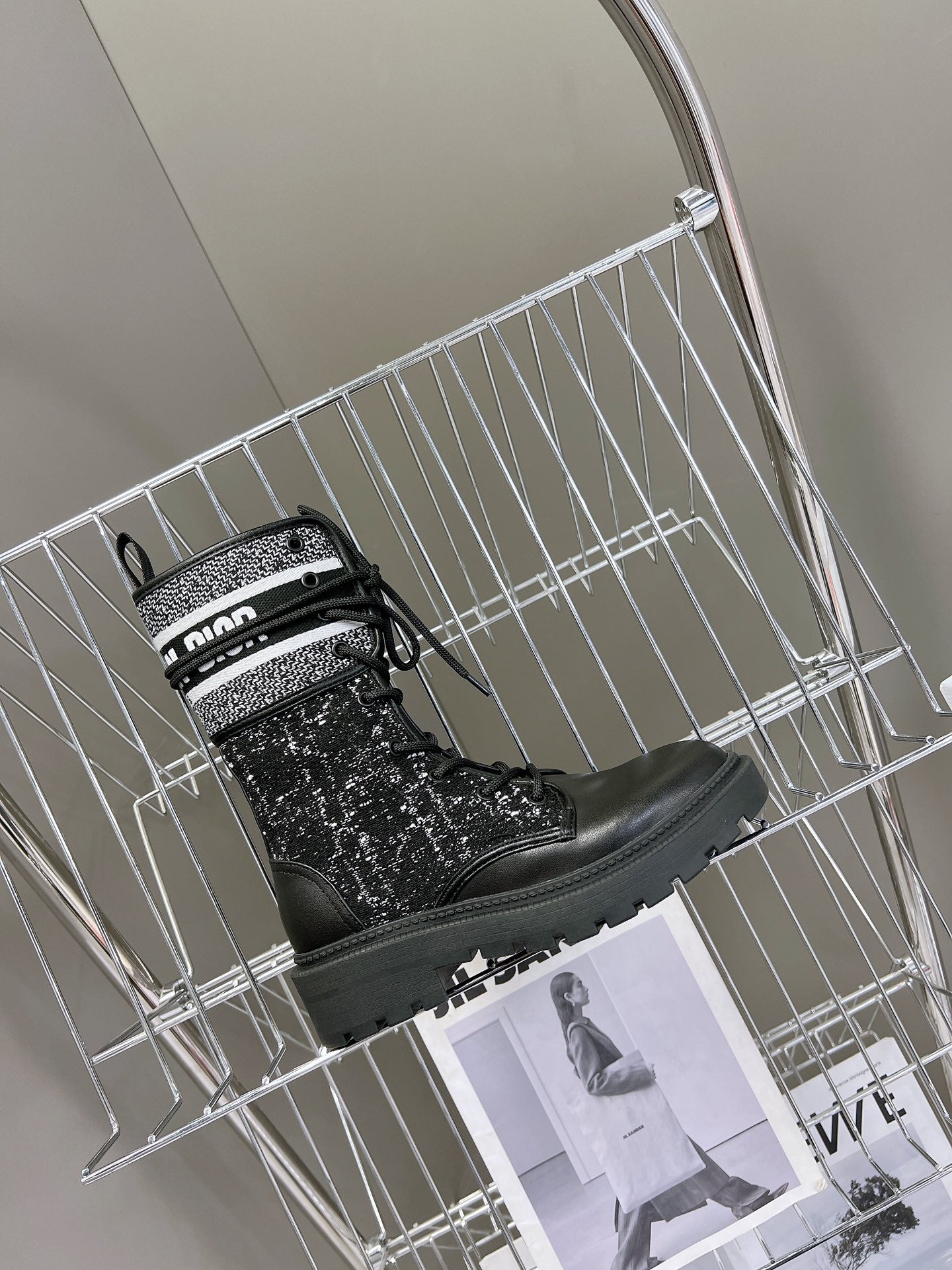 DIOR D MAJOR BOOTS BLACK