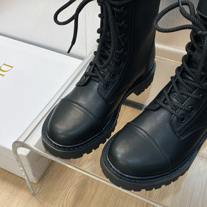 DIOR D TRAP ANKLE BOOT BLACK