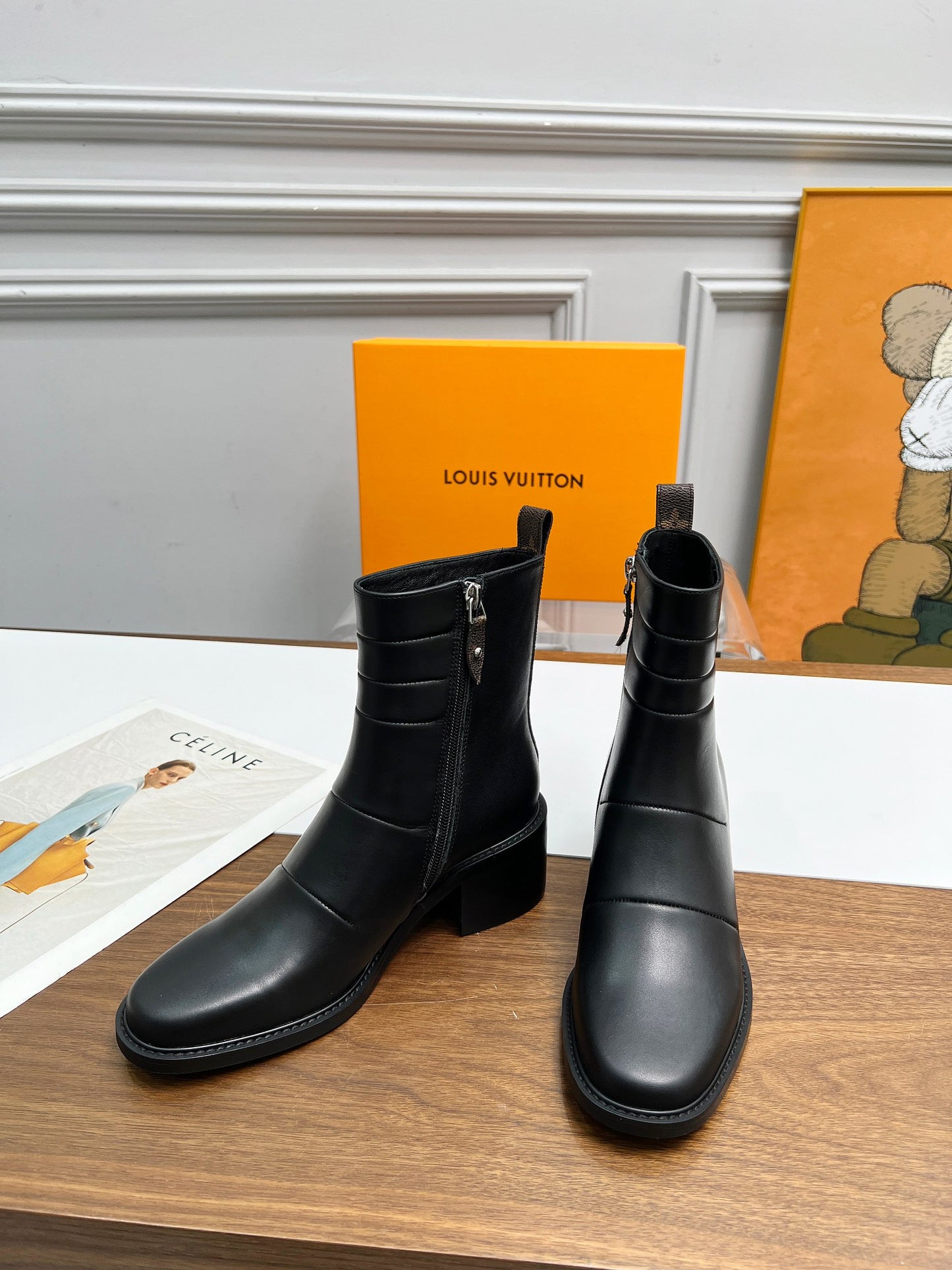 LV JAZZ BOOTS LAMBSKIN BLACK 1ADBJ9