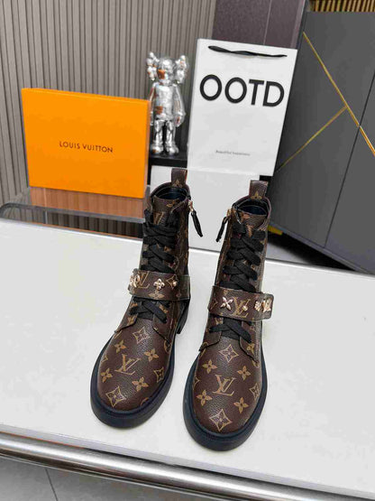 LV CITIZEN BOOTS MONOGRAM BROWN