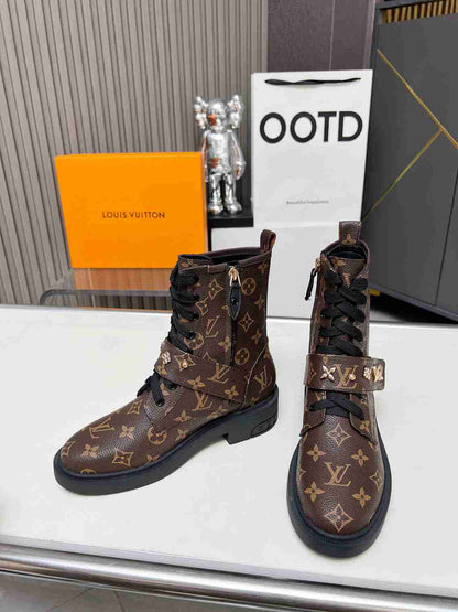 LV CITIZEN BOOTS MONOGRAM BROWN