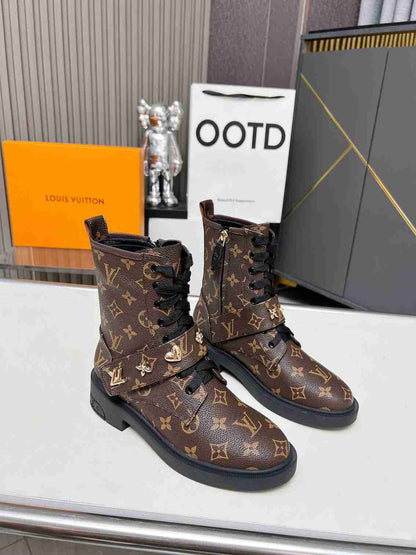 LV CITIZEN BOOTS MONOGRAM BROWN