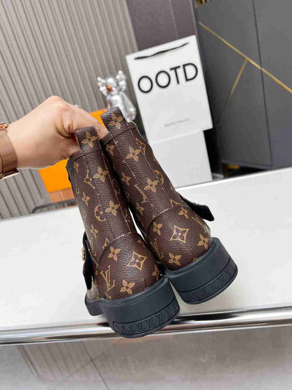 LV CITIZEN BOOTS MONOGRAM BROWN