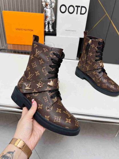 LV CITIZEN BOOTS MONOGRAM BROWN