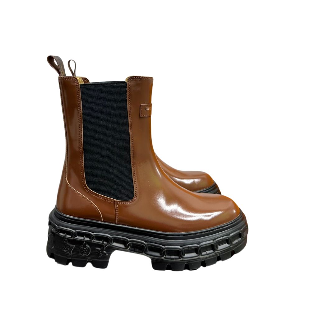 LV LV RECORD CHELSEA BOOT BROWN