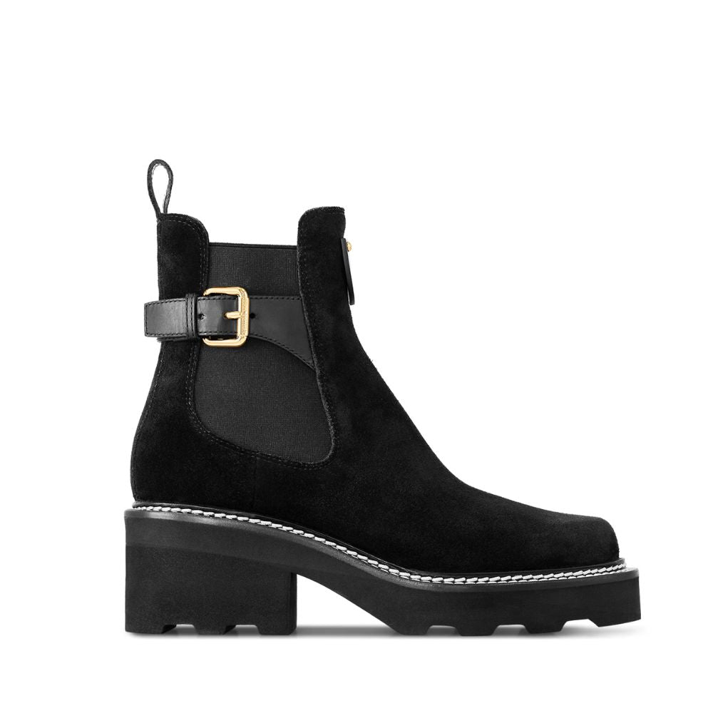 LV BEAUBOURG ANKLE BOOT BLACK 1ACKCK