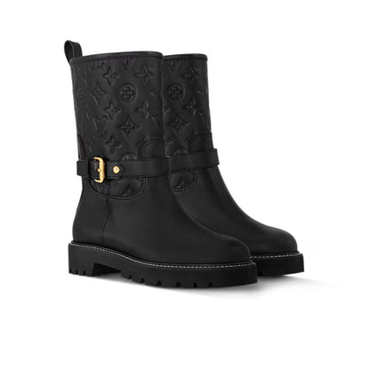 LV TERRITORY FLAT ANKLE BOOT BLACK 1ADCQ1