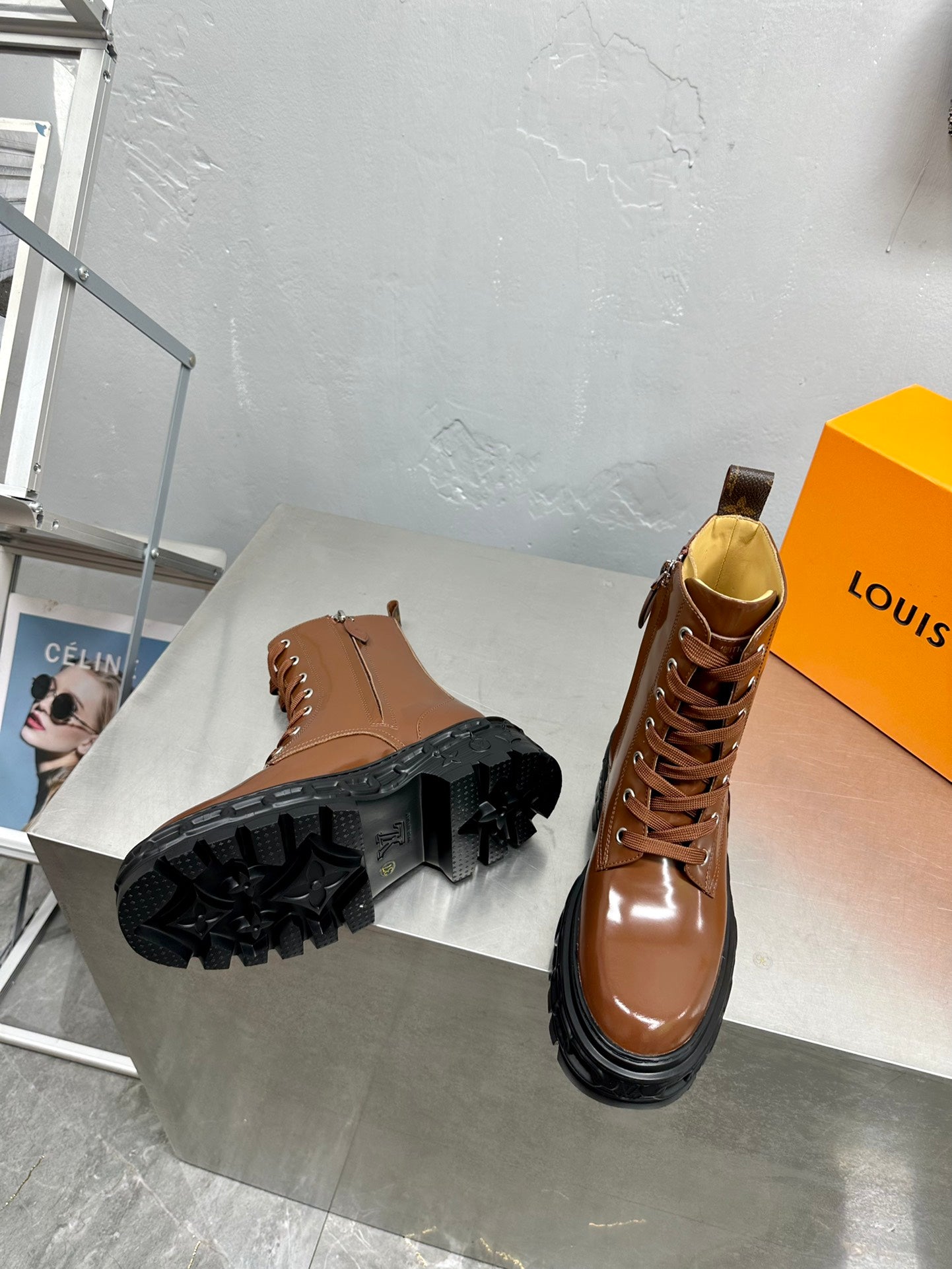 LV LV RECORD RANGER BOOT BROWN