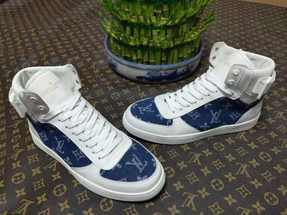 LW - Luv Rivoli White Blue Sneaker