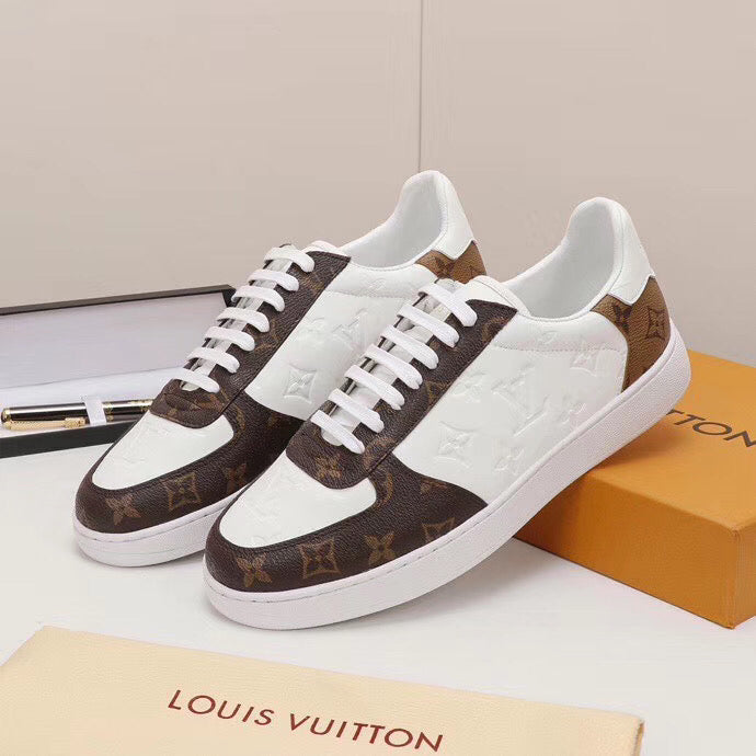 LW - LUV Casual Low White Brown Sneaker