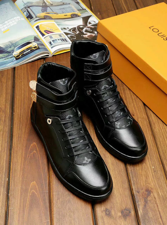 LW - LUV HIgh Top Black Sneaker