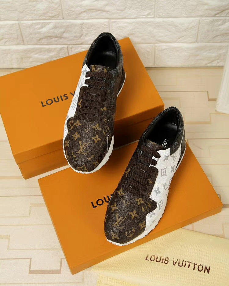 LW - LUV Run Away Brown White Sneaker