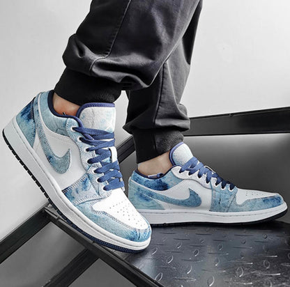 LW - AJ1 washed denim denim