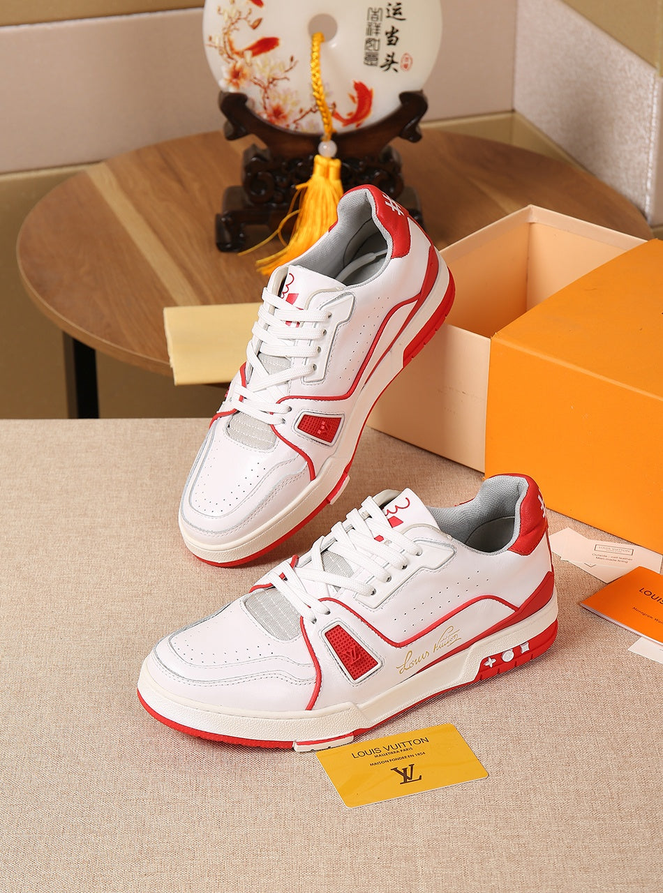 LW - LUV SurfaLW In LWnogram Red White Sneaker