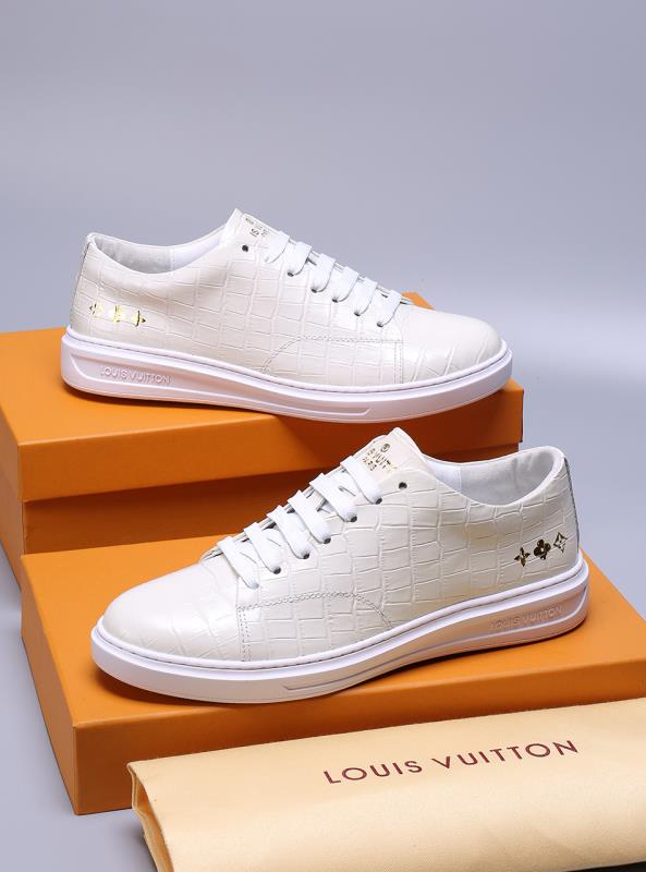 LW - LUV Alligator White Sneaker