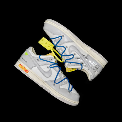 LW - OW x Dunk (NO.10) blue shoelace yellow buckle