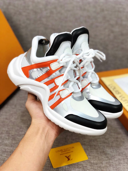 LW - LUV Archlight White Black Orange Sneaker