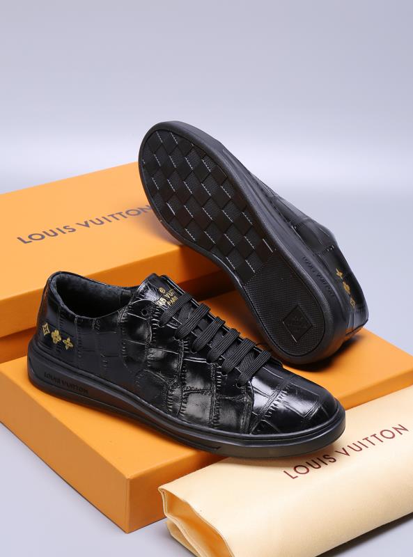 LW - LUV Alligator Black Sneaker