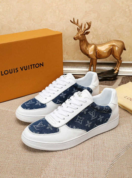 LW - LUV LWnogram Denim Blue Sneaker