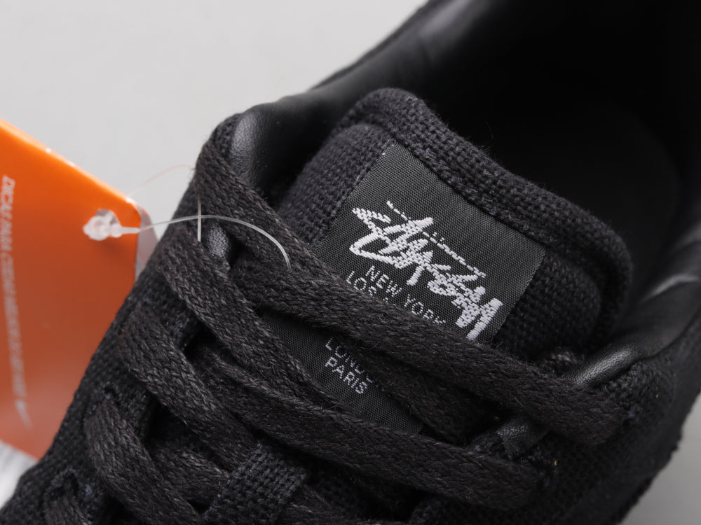 LW - Stussy x AF1 Pure Black