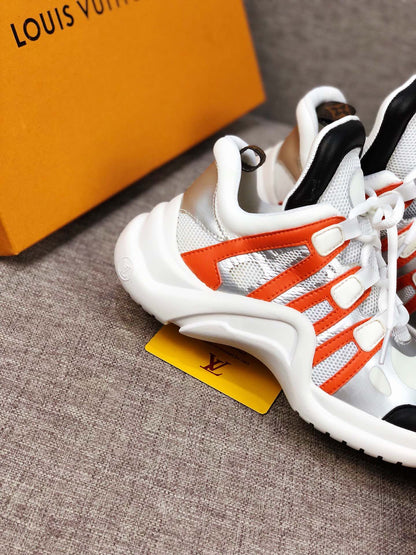 LW - LUV Archlight White Black Orange Sneaker