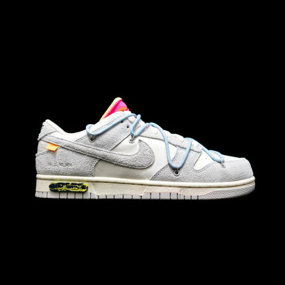 LW - OW x Dunk (NO.38) light blue shoelace pink buckle