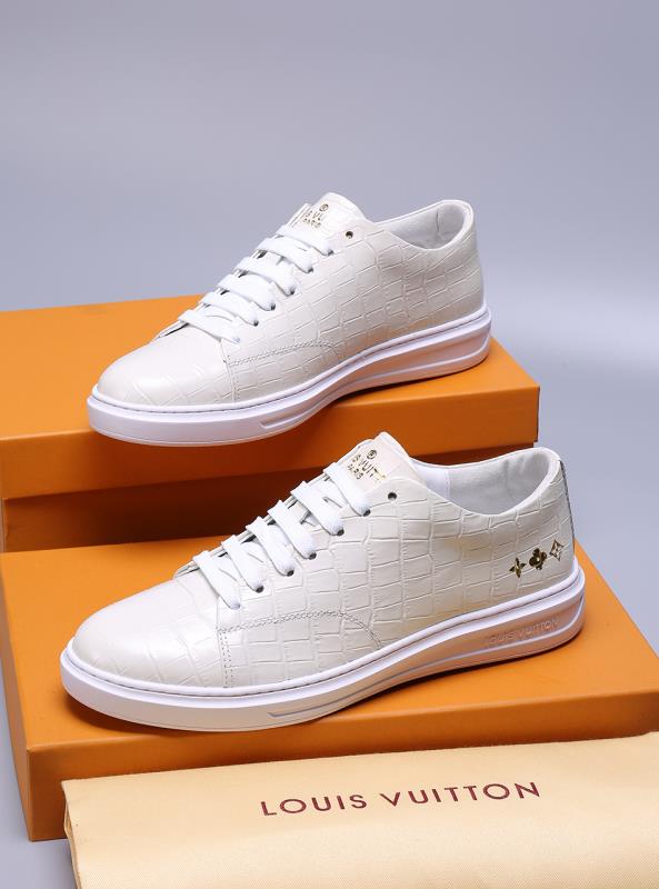 LW - LUV Alligator White Sneaker