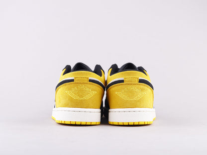 LW - AJ1 black and yellow toes