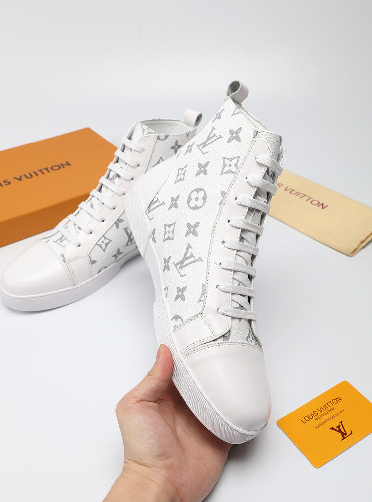 LW - LUV High LWnogram White Boot Sneaker