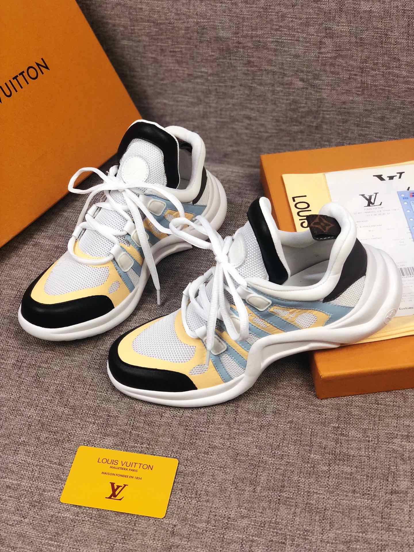 LW - LUV Archlight Black White Yellow Sneaker