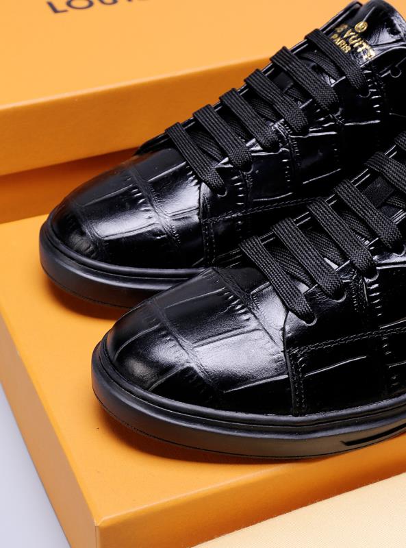 LW - LUV Alligator Black Sneaker