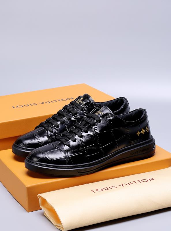 LW - LUV Alligator Black Sneaker