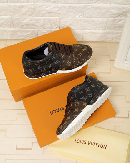 LW - LUV LWnogram Denim Brown Sneaker