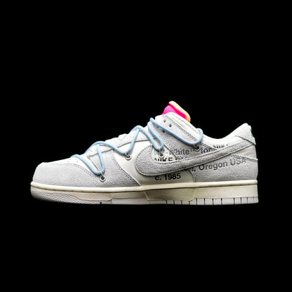 LW - OW x Dunk (NO.38) light blue shoelace pink buckle