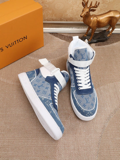 LW - LUV High Top Blue Sneaker