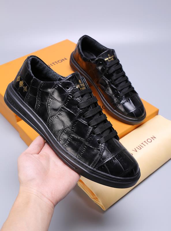 LW - LUV Alligator Black Sneaker