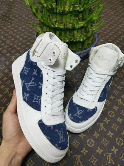 LW - Luv Rivoli White Blue Sneaker