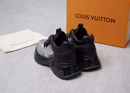 LW - LUV Run Away Purple Black Sneaker