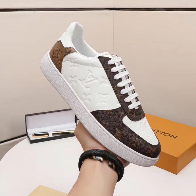 LW - LUV Casual Low White Brown Sneaker