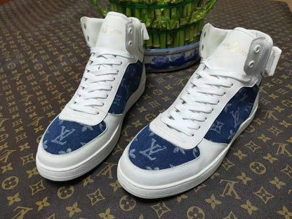 LW - Luv Rivoli White Blue Sneaker