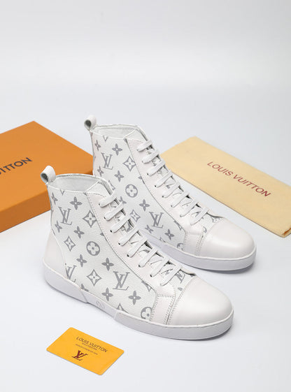 LW - LUV High LWnogram White Boot Sneaker