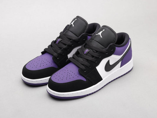 LW - AJ1 Black and purple toes