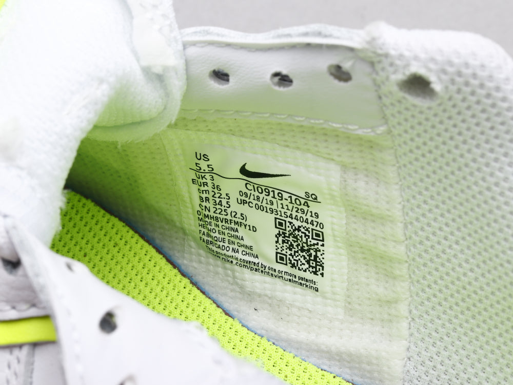 LW - AF1 Deconstructed Fluorescent Yellow